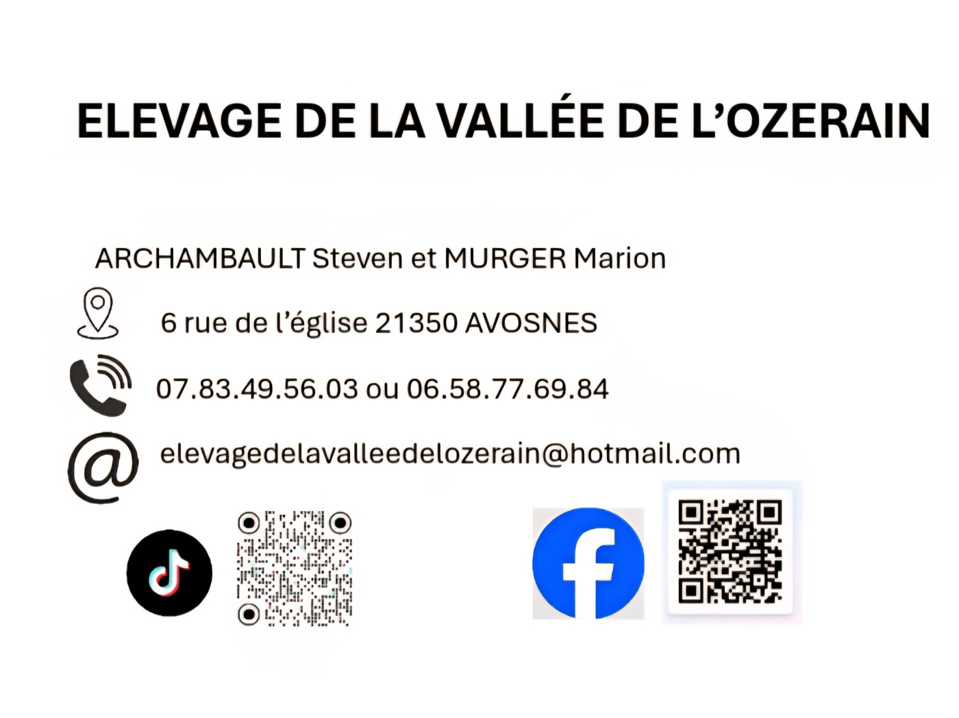 Elevage De La Vallée De L'ozerain
